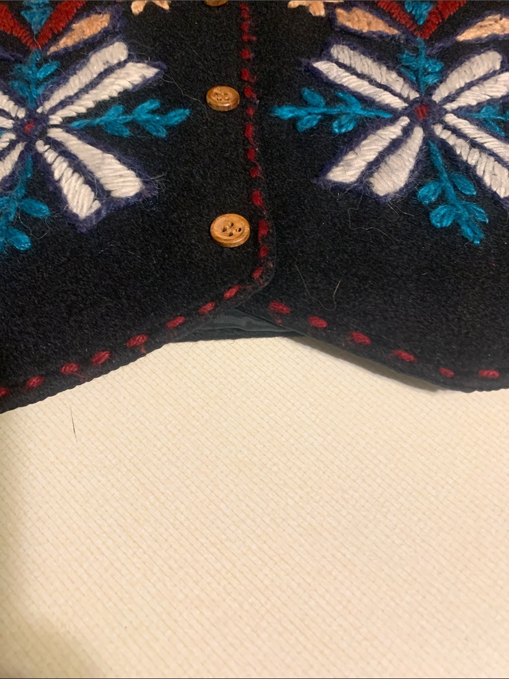 SGDN Vintage Embroidered Vest - Picture 7 of 8